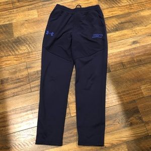 Under Armour SC Navy Sweatpants. Youth Medium